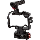 CAME-TV Camera Cage Rig with 15mm Rod System for Sony Alpha a7R III