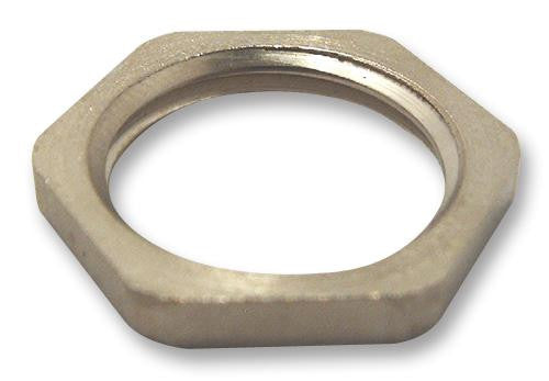 HYLEC 50.225 M-F Nut, Hex, M25, Brass, Nickel Plated