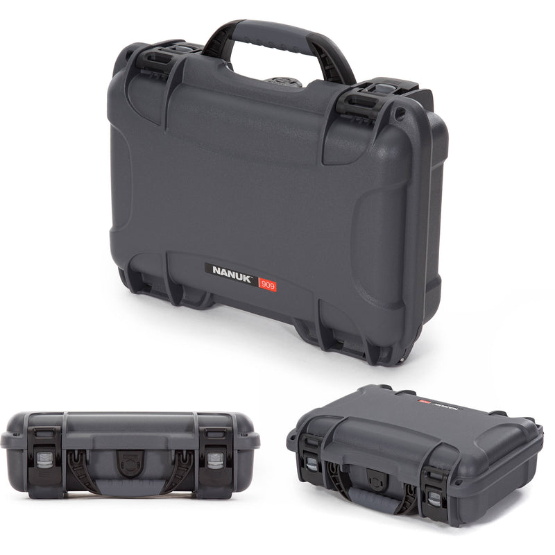Nanuk 909 Series Case (Graphite, with Foam)