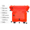 Nanuk 909 Series Case (Orange, with No Foam)