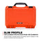 Nanuk 909 Series Case (Orange, with Foam)