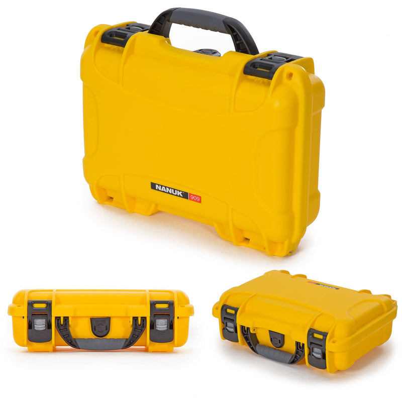 Nanuk 909 Hard Utility Case with Foam Insert (Yellow)