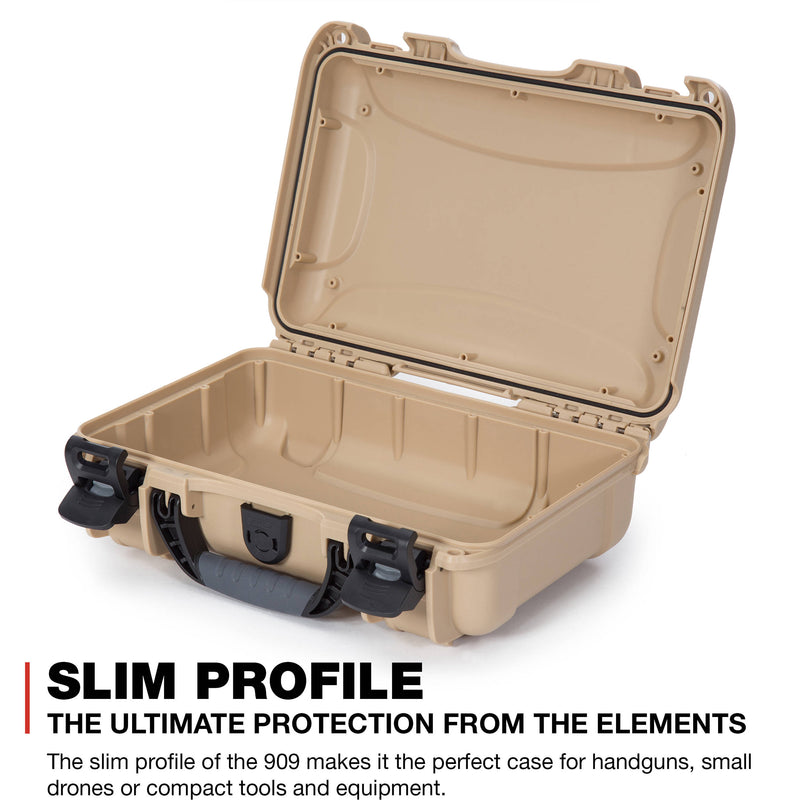 Nanuk 909 Series Case (Tan, with No Foam)