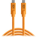 Tether Tools TetherPro USB Type-C Male to USB Type-C Male Cable (3', Orange)