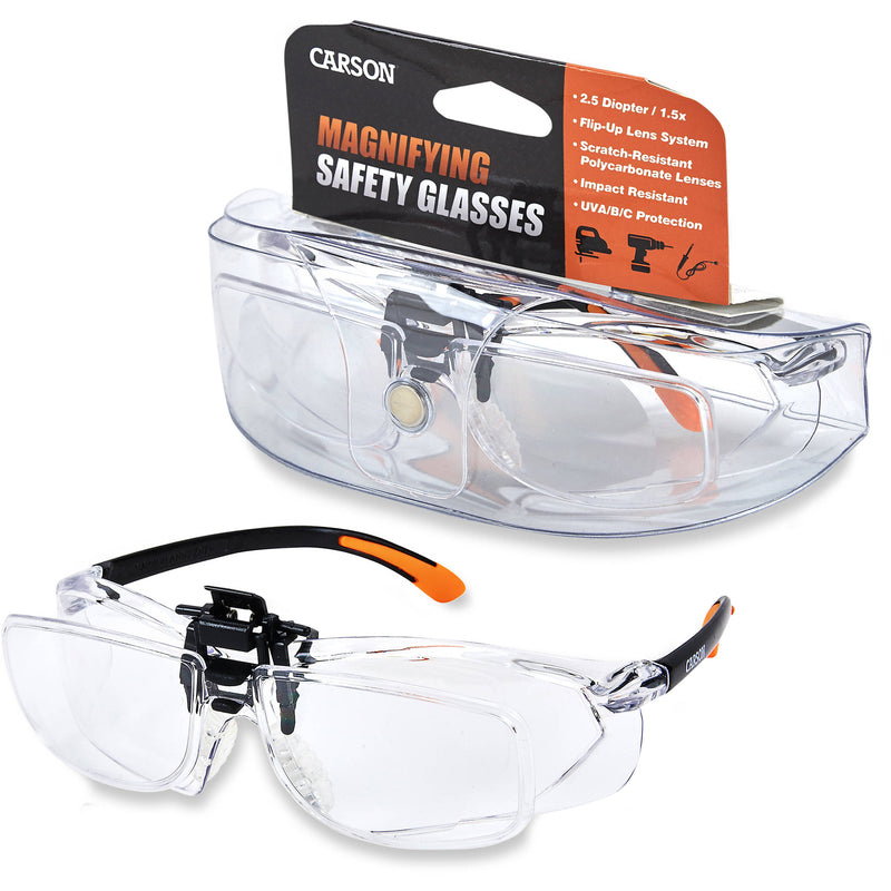 Carson VM-20 Magnifying Safety Glasses (1.5x)