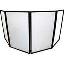 ProX Portable 4-Panel DJ Facade (Party Black Frame)