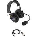 Senal SMH-1020CH Dual-Sided Communication Headset with 5-Pin XLRM Cable for Telex Systems