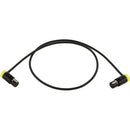Cable Techniques 24" Low-Profile LPS TA3F To TA3F Cable (Yellow Caps)