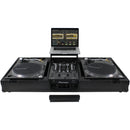 Odyssey Innovative Designs Black Label Low Profile Glide Turntable DJ Coffin with Wheels