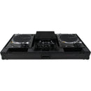 Odyssey Innovative Designs Black Label Low Profile Glide Turntable DJ Coffin with Wheels
