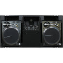 Odyssey Innovative Designs Black Label Low Profile Glide Turntable DJ Coffin with Wheels
