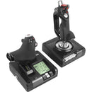 Logitech G Flight Yoke System Kit with Flight Rudder Pedals and X52 Professional H.O.T.A.S Throttle and Stick Simulation Controller