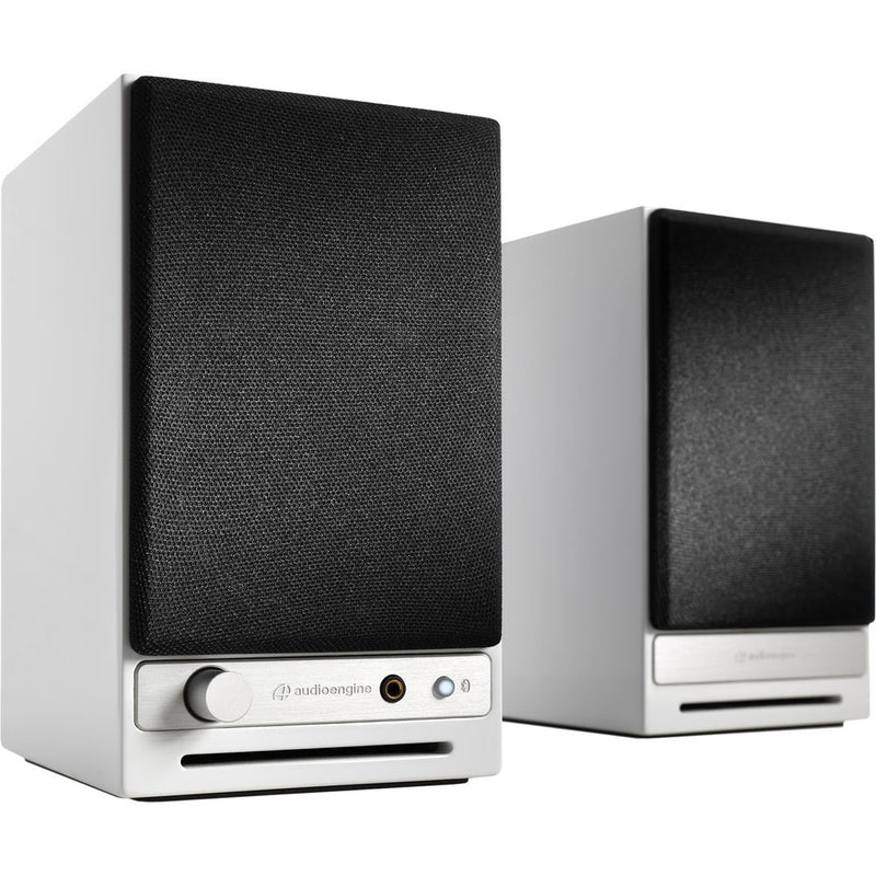 Audioengine HD3 2-Way Wireless Bookshelf Speakers (Pair, High-Gloss White)