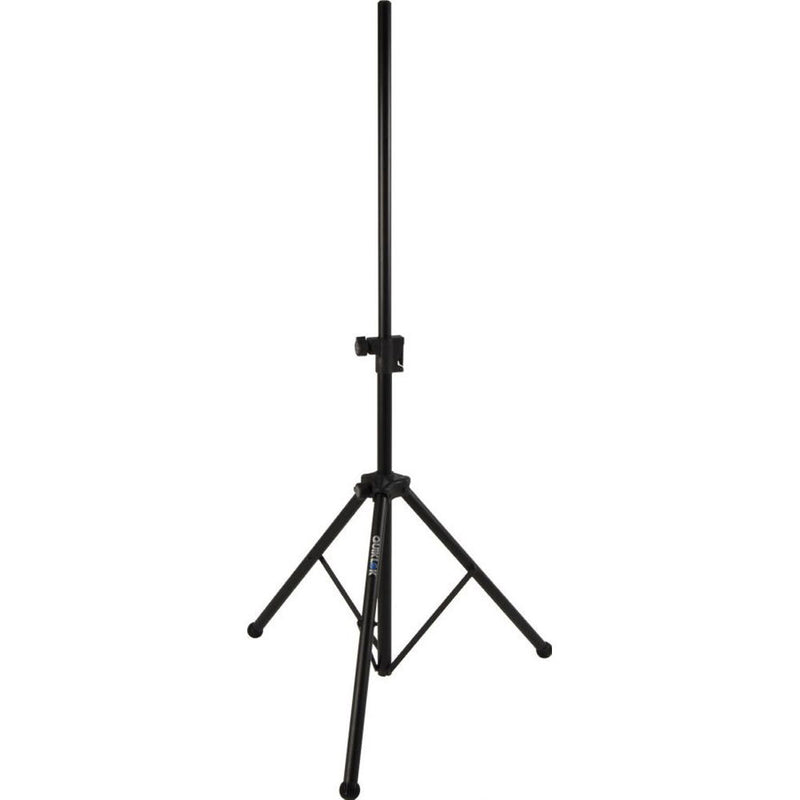 QuikLok "Easy-Lift" Deluxe Aluminum Pneumatic Speaker Stands (Pair, Black)