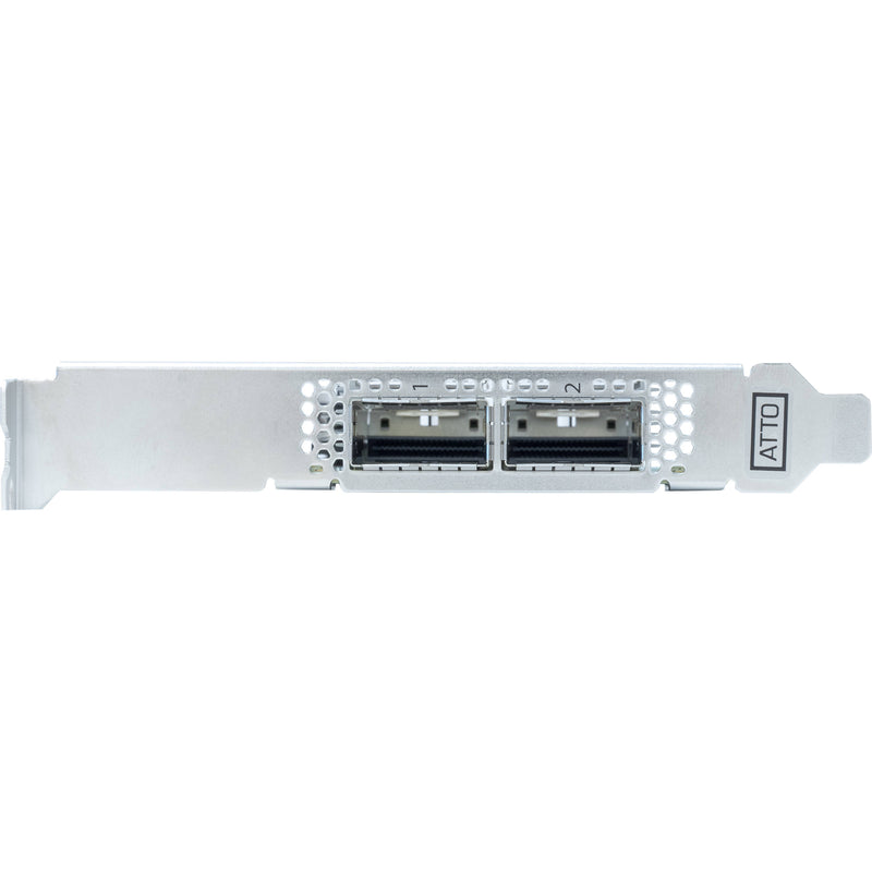 ATTO Technology FastFrame N312 QSFP28 Dual 100GbE PCIe 3.0 Optical Interface