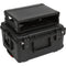 SKB iSeries Injection Molded for 4-Wireless with 2U Fly Rack with Wheels (Black)