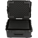 SKB iSeries Injection Molded for 4-Wireless with 2U Fly Rack with Wheels (Black)