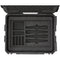SKB iSeries Injection Molded for 4-Wireless with 2U Fly Rack with Wheels (Black)