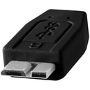 Tether Tools TetherPro USB Type-C Male to Micro-USB 3.0 Type-B Male Cable (15', Black)