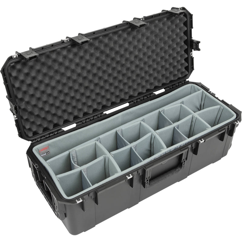 SKB iSeries 3613-12 Case with Think Tank-Designed Lighting/Stand Dividers &Lid Foam (Black)