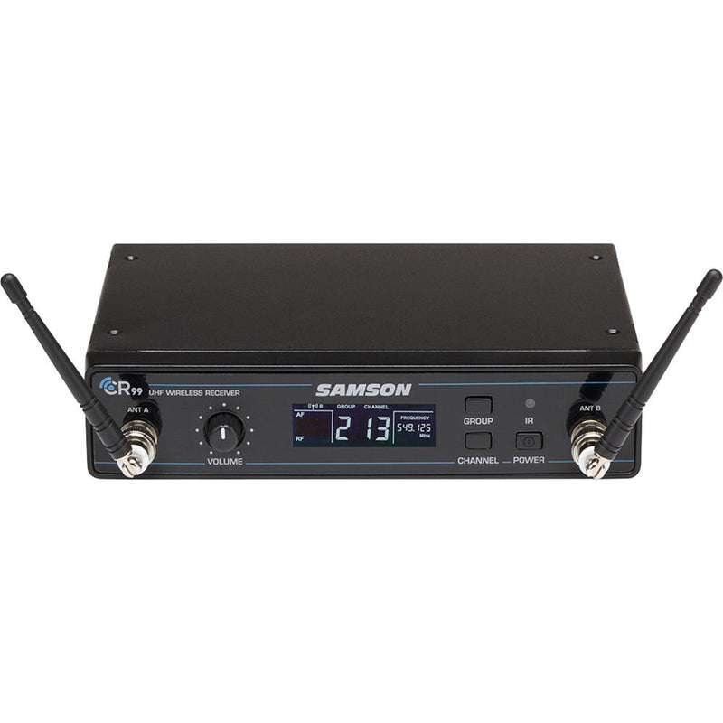 Samson CR99 Concert 99 Wireless Receiver, No Adapter (K: 470 to 494 MHz)