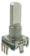 ALPS EC11E15204A3 Incremental Rotary Encoder, Metal Shaft, 11mm, Vertical, 30 Detents, 15 Pulses