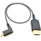 8Sinn eXtraThin Micro-HDMI to HDMI Male Cable with Angled Connector (15.7")