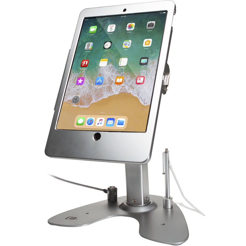 CTA Digital Dual Security Kiosk with Locking Case & Cable for iPad Pro 10.5" & iPad Air 3 (White)