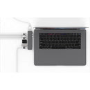 HYPER HyperDrive PRO 8-in-2 USB-C Hub for MacBook Pro Laptops (Silver)