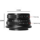 7artisans Photoelectric 25mm f/1.8 Lens for Canon EF-M Cameras (Black)
