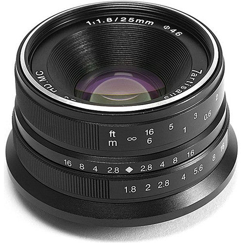 7artisans Photoelectric 25mm f/1.8 Lens for Fujifilm X-Mount Cameras (Black)