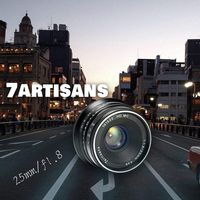 7artisans Photoelectric 25mm f/1.8 Lens for Micro Four Thirds Cameras (Black)