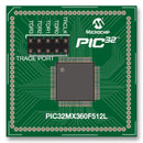 MICROCHIP MA320001 Plug In Module PIC32MX, 72MHz 512K flash, 32K RAM, 100pin device