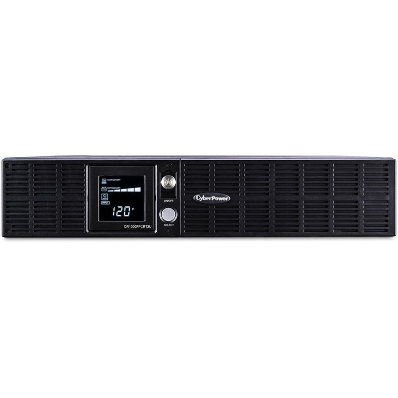 CyberPower PFC Sinewave 1000VA/700w/ 8-Outlet 2-Space Rack Mount UPS