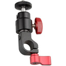 CAMVATE 15mm Rod Clamp with Mini Ball Head (Black Lever)