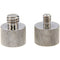 CAMVATE 1/4"-20 & 3/8"-16 Male to 5/8"-27 Female Thread Adapter for Microphone Mounts & Stands (Nickel Brass)