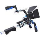 YELANGU Shooting Bracket for DSLR & Video Cameras (Blue)