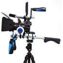 YELANGU Shooting Bracket for DSLR & Video Cameras (Blue)