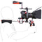 YELANGU Shooting Bracket for DSLR & Video Cameras (Red)