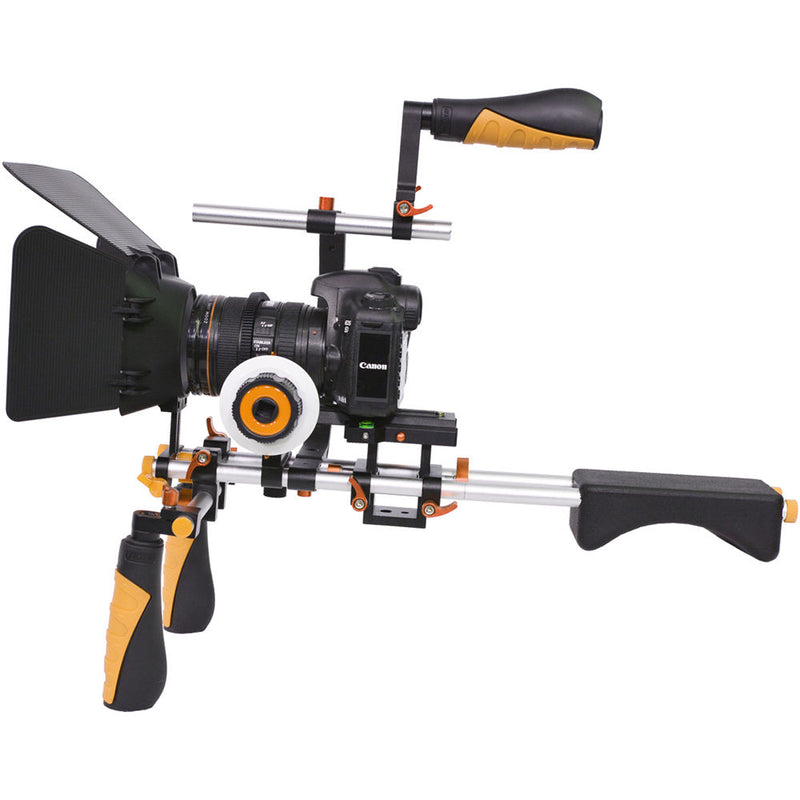 YELANGU Shooting Bracket for DSLR & Video Cameras (Orange)