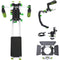YELANGU Shoulder Rig for DSLR, Mirrorless, and DV Cameras (Green Trim)