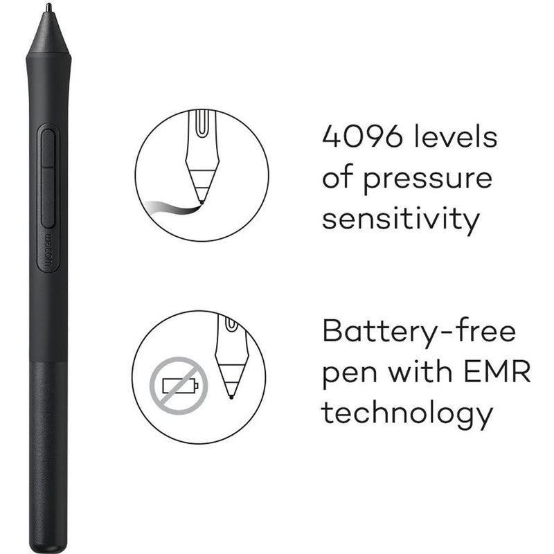 Wacom Intuos Bluetooth Creative Pen Tablet (Small, Black)