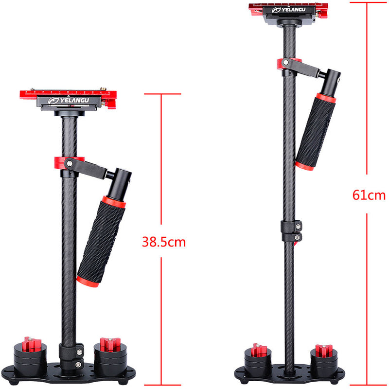 YELANGU Handheld DSLR Camera Stabilizer (Red)