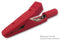 STAUBLI 24.0154-1 2mm Insulated Crocodile Clip in Red