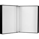 Print File Black Clamshell Archival Portfolio Box - 8.5 x 10.5 x 2"