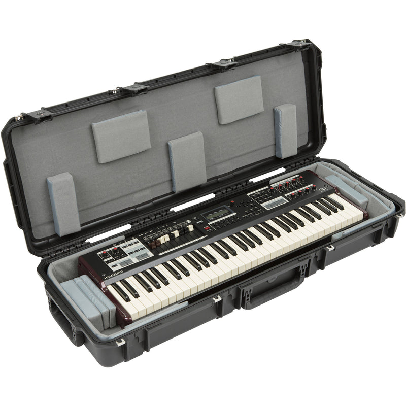 SKB iSeries 61-Note Narrow Keyboard Case - with Think Tank Interior : 39.5 x 13.5 x 3.75"