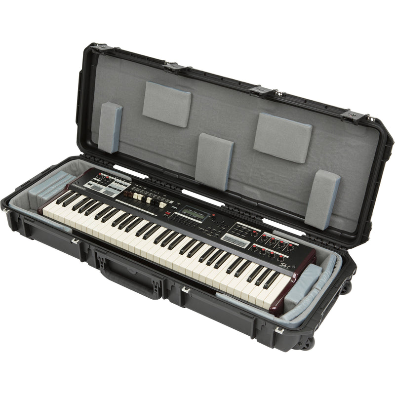 SKB iSeries 61-Note Narrow Keyboard Case - with Think Tank Interior : 39.5 x 13.5 x 3.75"