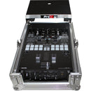 ProX XS-DJMS9LT Flight Case with Sliding Laptop Shelf for Pioneer DJM-S9 Mixer (Silver on Black)