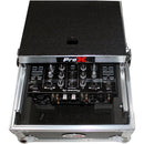 ProX XS-DJMS9LT Flight Case with Sliding Laptop Shelf for Pioneer DJM-S9 Mixer (Silver on Black)