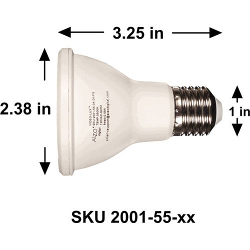 ALZO 8W PAR20 Joyous Dimmable Spotlight Bulb (4-Pack)